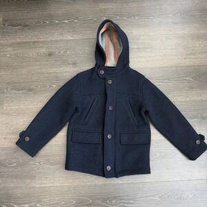 Jack Spade Gapkids Wool Jacket Youth Boys Size Small Blue Peacoat Preppy Uniform